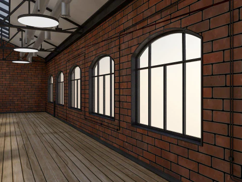 Loft Office 3D Model