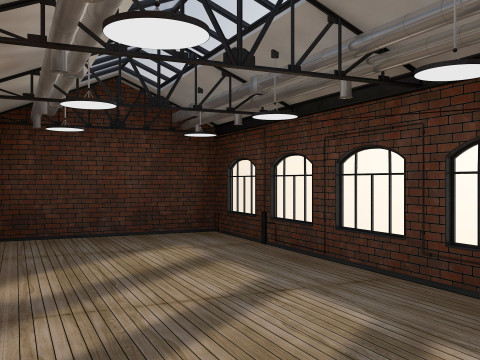 Loft Office Modello 3D