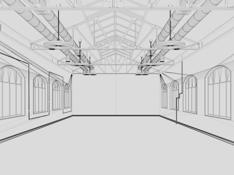Loft Office Modello 3D
