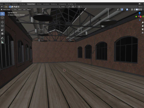 Loft Office 3D Model