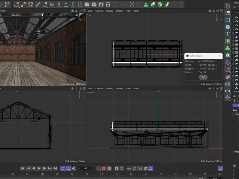 Loft Office 3D Model