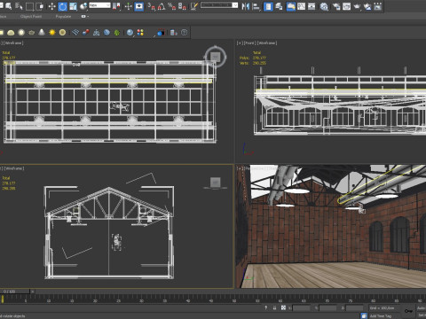 Loft Office Modello 3D