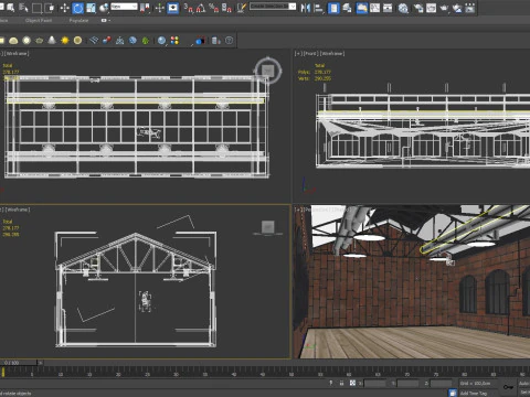 Loft Office 3D Model