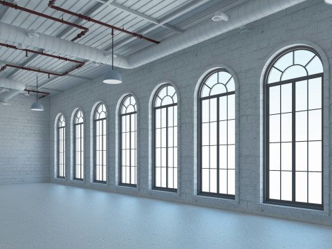 Loft office interior 2 3D Model