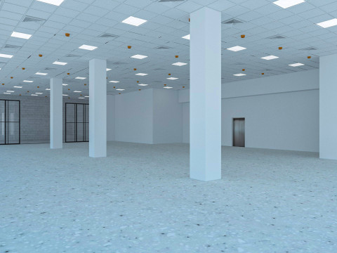 Loft Office interior 6 3D 모델