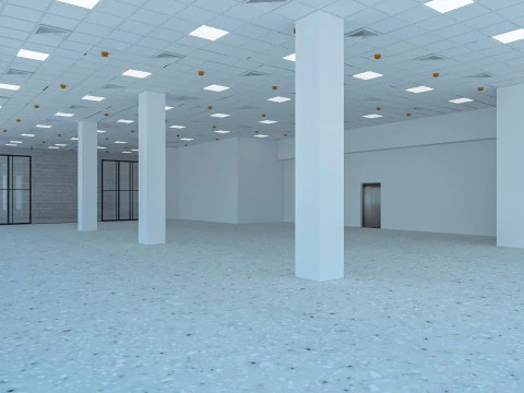 Loft Office interior 6 3D Model