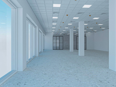 Loft Office interior 6 3D 모델