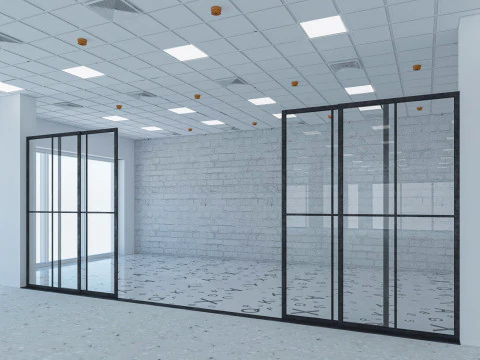 Loft Office interior 6 3D Model