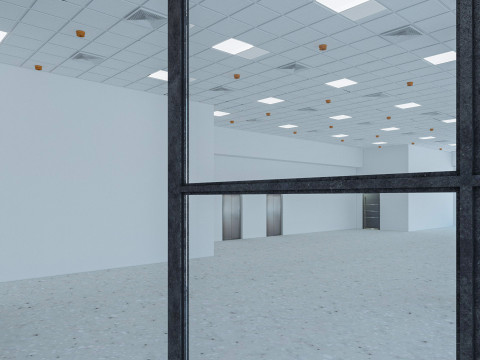 Loft Office interior 6 3D 모델