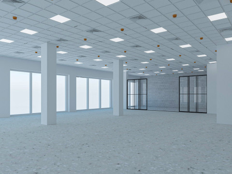 Loft Office interior 6 3D 모델