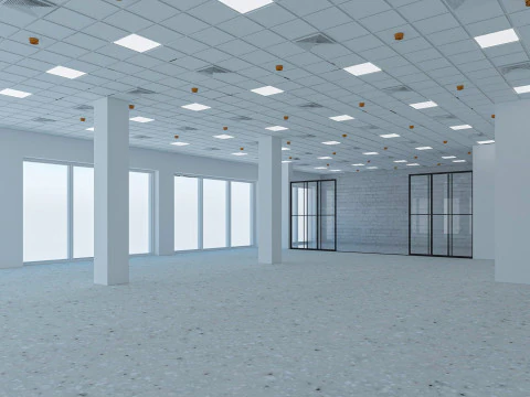 Loft Office interior 6 3D Model