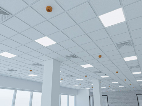 Loft Office interior 6 3D 모델
