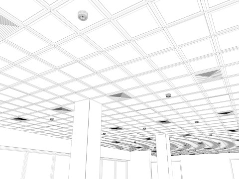 Loft Office interior 6 3D 모델