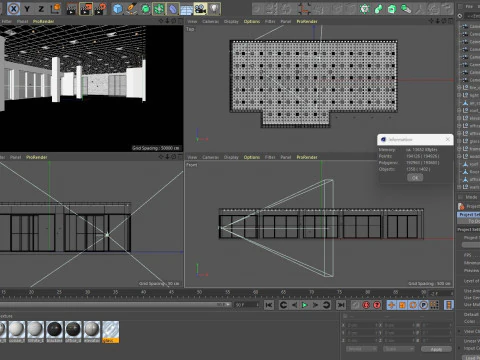 Loft Office interior 6 3D Model