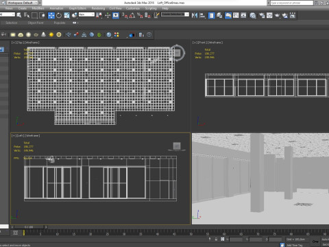 Loft Office interior 6 3D 모델