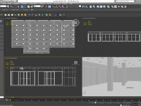 Loft Office interior 6 3D Model