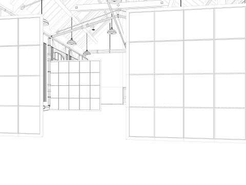 Loft Office interior 4 3D मॉडल