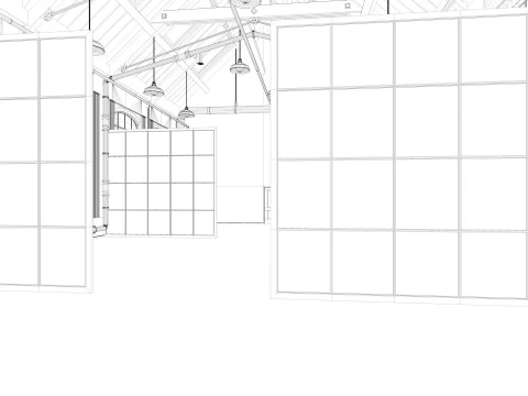 Interior do escrit&oacute;rio loft 4 Modelo 3D