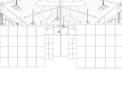 Interior do escrit&oacute;rio loft 4 Modelo 3D