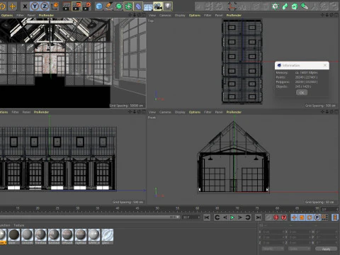 Interior do escrit&oacute;rio loft 4 Modelo 3D