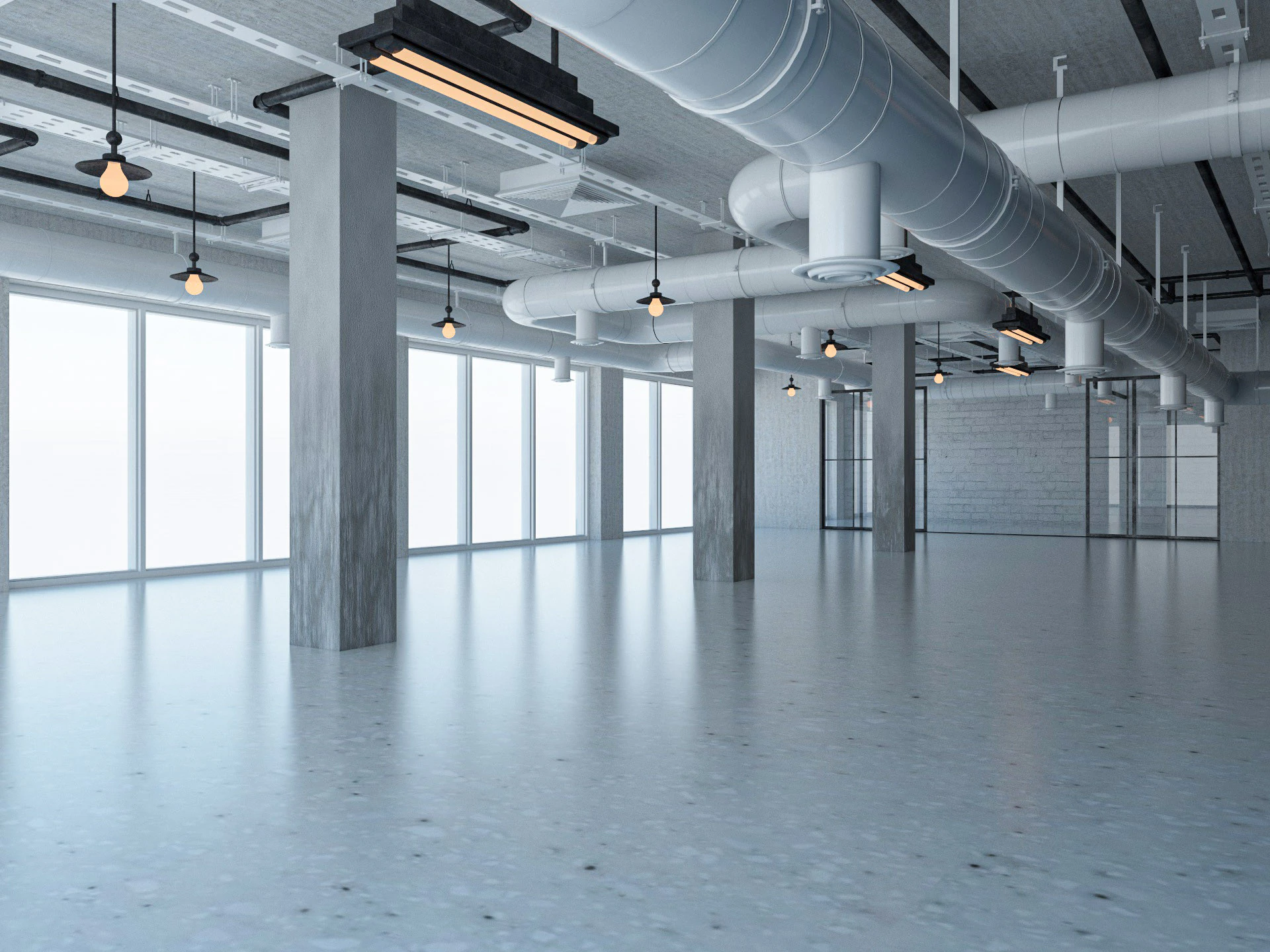 Interno dell'ufficio loft 5 Modello 3D .c4d .max .obj .3ds .fbx .stl .blend 