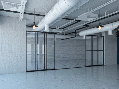 Loft Office interior 5 3D Model