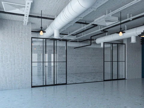 Interno dell'ufficio loft 5 Modello 3D