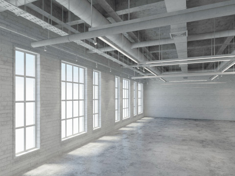 Loft Office interior 8 3D Model
