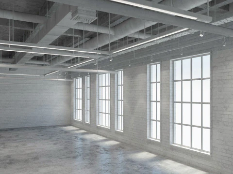 Loft Office interior 8 3D Model