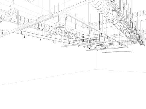 Loft Office interior 8 3D Model
