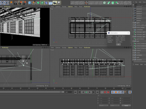 Loft Office interior 8 3D Model