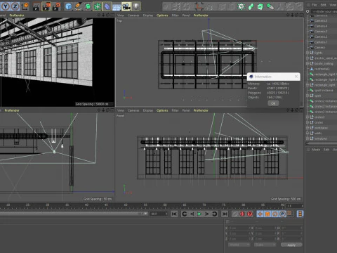Loft Office interior 8 3D Model