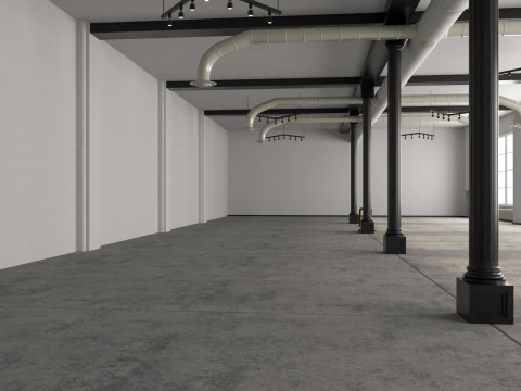 Kantor Loteng 9 Model 3D