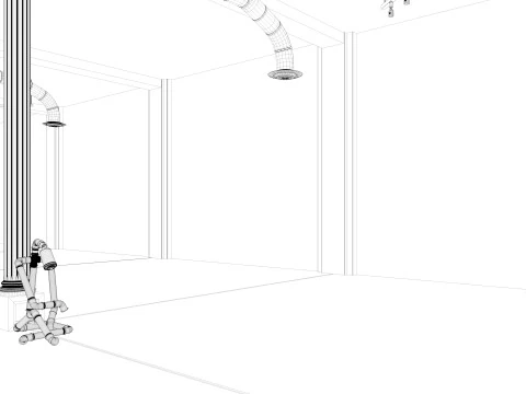 Kantor Loteng 9 Model 3D