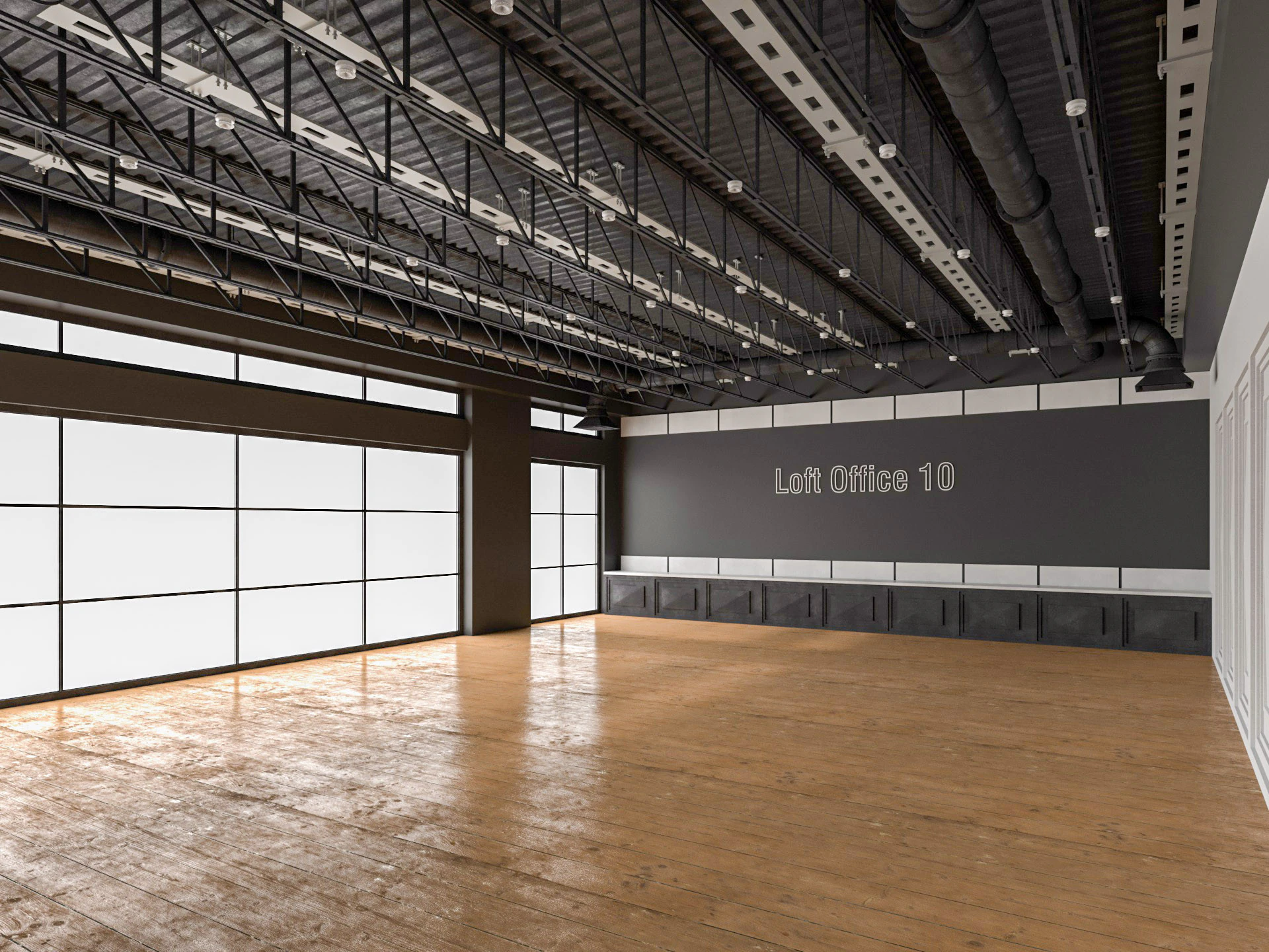 Loft Office 10 3D Model .c4d .max .obj .3ds .fbx .stl .blend
