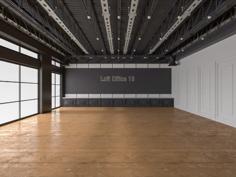 Loft Office 10 3D Model