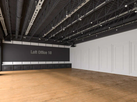 Loft Office 10 3D Model