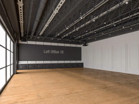 Loft Office 10 3D Model