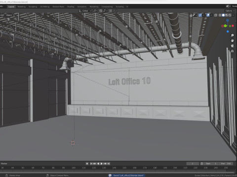 Loft Office 10 Modelo 3D