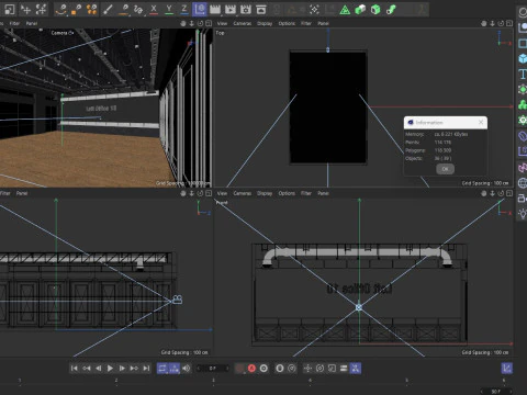 Loft Office 10 3D Model