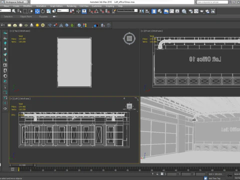 Loft Office 10 3D Model