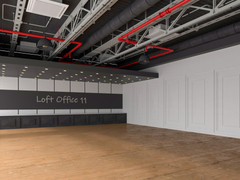 Loft Office 11 3D Model