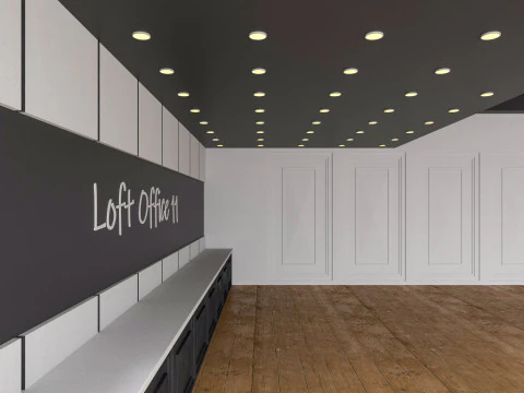 로프트 오피스 11 3D 모델