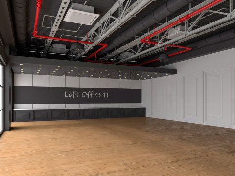Loft Office 11 3D Model