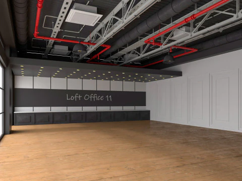 로프트 오피스 11 3D 모델