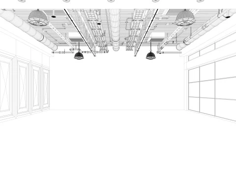 로프트 오피스 11 3D 모델