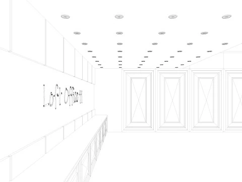 로프트 오피스 11 3D 모델