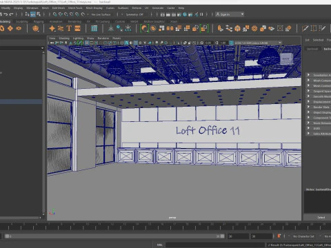 로프트 오피스 11 3D 모델