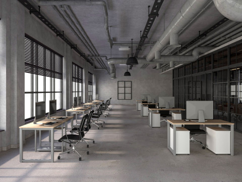 Loft Office 12 3D Model
