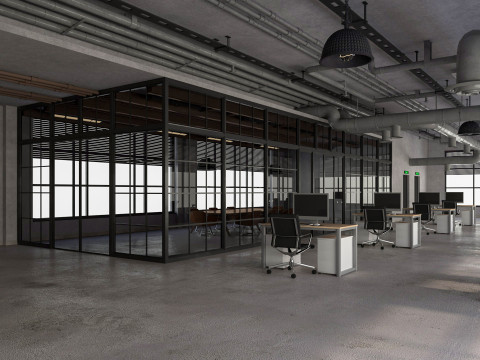 Loft Office 12 3D Model